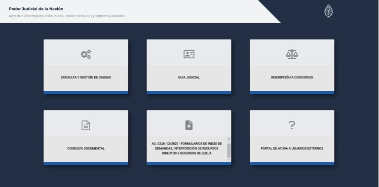 Nuevo portal del Poder Judicial de la Nación | Consejo de la Magistratura
